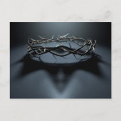 Thornkrone mit königlichem Kronenschatten Postkarte (Vorderseite)