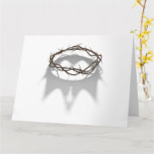 Thornkrone mit königlichem Schatten Karte (Gelbe Blume)