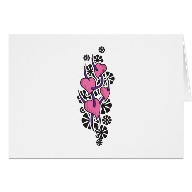 Thorns and Hearts Tattoo Design (Vorderseite (Horizontal))