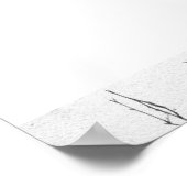 Thorns bleiben Schwarz-Weiß-Fotografie Poster (Ecke)