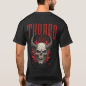 Thorns Demon Skull T-Shirt (Rückseite)