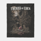 Thorns of Eden - Gothic Streetwear Design Fleecedecke (Vorderseite)
