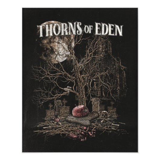 Thorns of Eden - Gothic Streetwear Design Fotodruck (Vorne)