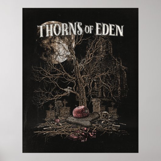 Thorns of Eden - Gothic Streetwear Design Poster (Vorne)
