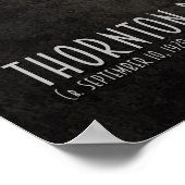 Thornton Dial Inspiration Zitat über Kunst Poster (Ecke)