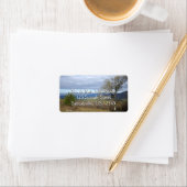 Thornton Gap View im Frühjahr Adressaufkleber (Insitu)