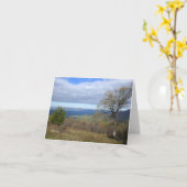 Thornton Gap View im Frühjahr Karte (Gelbe Blume)