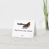 Thornton Gap View im Frühjahr Karte (Rückseite)