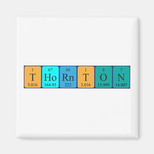 Thornton-Periodenmagnet Magnet (Vorne)