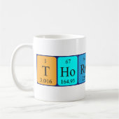Thornton Periodenname Tasse (Links)