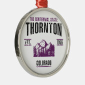 Thornton Silbernes Ornament (Rechts)