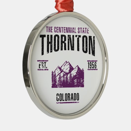 Thornton Silbernes Ornament (Rechts)