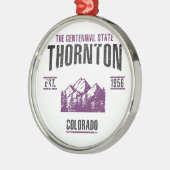 Thornton Silbernes Ornament (Links)