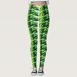 THORNY GREEN Leggings