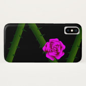 Thorny Pink Rose Case-Mate iPhone Hülle (Rückseite (Horizontal))