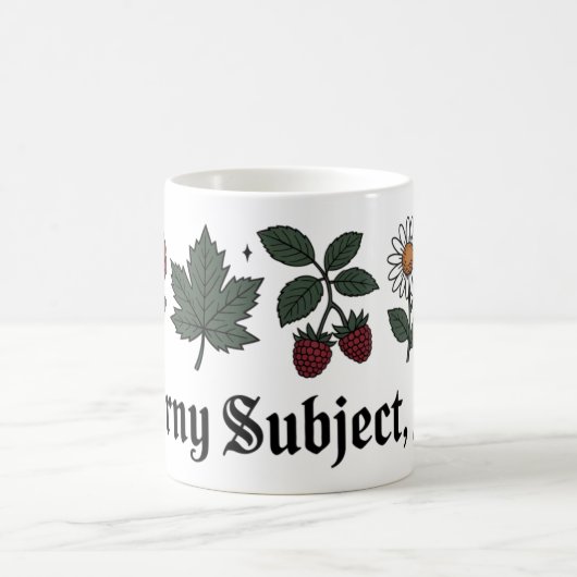 Thorny Subject Vater Tasse | Funny Gothic Botanica (Mittel)