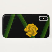 Thorny Yellow Rose Case-Mate iPhone Hülle (Rückseite (Horizontal))