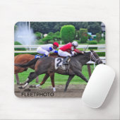 Thoroughbred, der an historischer Saratoga Mousepad (Mit Mouse)
