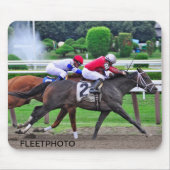 Thoroughbred, der an historischer Saratoga Mousepad (Vorne)