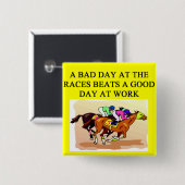 Thoroughbred, der Liebhaber läuft Button (Vorne & Hinten)