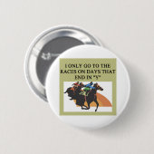 Thoroughbred, der Liebhaber läuft Button (Vorne & Hinten)