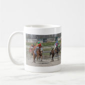 Thoroughbred, der Tasse läuft (Links)