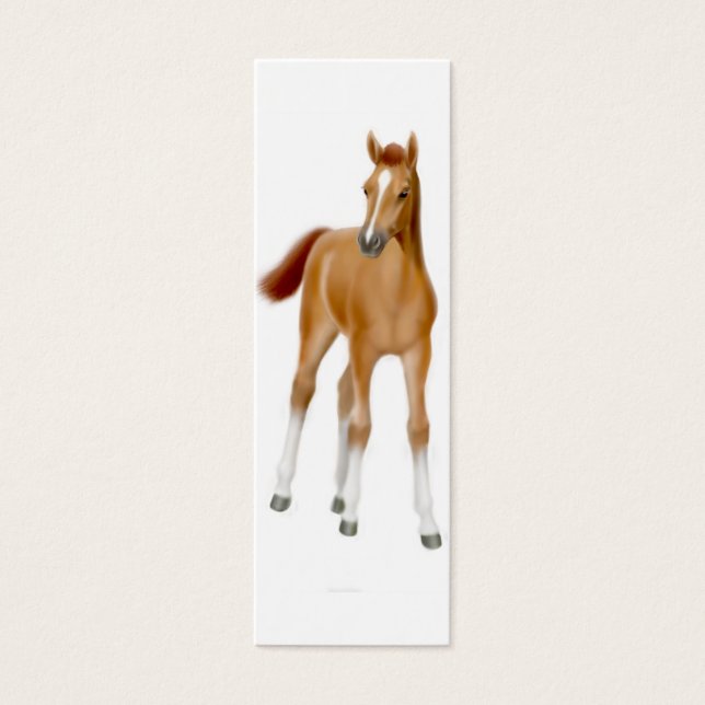 Thoroughbred Foal Lesezeichen (Vorderseite)
