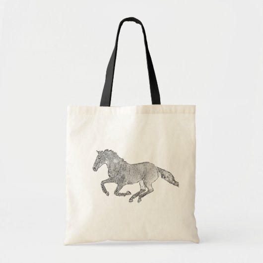Thoroughbred-Galopp-Taschen-Tasche Tragetasche (Vorne)
