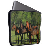 Thoroughbred-Jährlinge Laptopschutzhülle (Vorne Rechts)