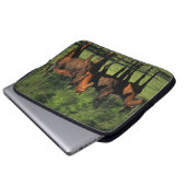 Thoroughbred-Jährlinge Laptopschutzhülle (Vorne Knopf)