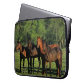 Thoroughbred-Jährlinge Laptopschutzhülle (Vorderseite Links)