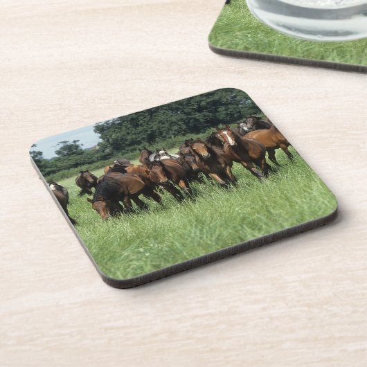 Thoroughbred-Knaben Getränkeuntersetzer (Linke Seite)