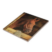 Thoroughbred-Pferd Fliese (Seite)