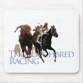 Thoroughbred-Pferderennen-Geschenke Mousepad (Vorne)