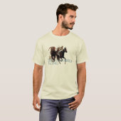 Thoroughbred-Pferderennen-Geschenke T-Shirt (Vorne ganz)
