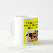 Thoroughbred-Pferderennen Kaffeetasse (Vorderseite Links)
