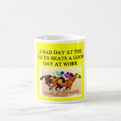 Thoroughbred-Pferderennen Kaffeetasse (Mittel)