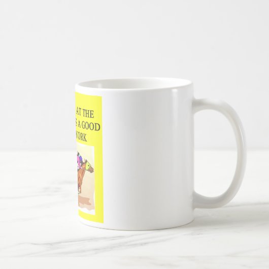 Thoroughbred-Pferderennen Kaffeetasse (Rechts)