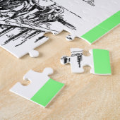 Thoroughbred-Pferderennen Puzzle (Seite)