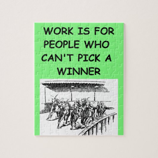 Thoroughbred-Pferderennen Puzzle (Vertikal)