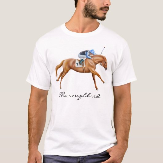 Thoroughbred-PferdeT - Shirt (Vorderseite)