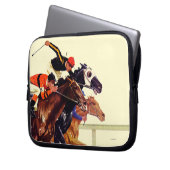Thoroughbred-Rennen Laptopschutzhülle (Vorderseite Links)