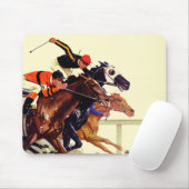 Thoroughbred-Rennen Mousepad (Mit Mouse)
