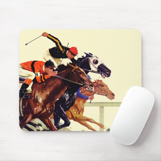 Thoroughbred-Rennen Mousepad (Mit Mouse)
