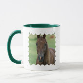 Thoroughbred-Rennen-Pferdekaffee-Tasse Tasse (Links)