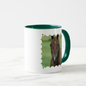 Thoroughbred-Rennen-Pferdekaffee-Tasse Tasse (VorderseiteRechts)