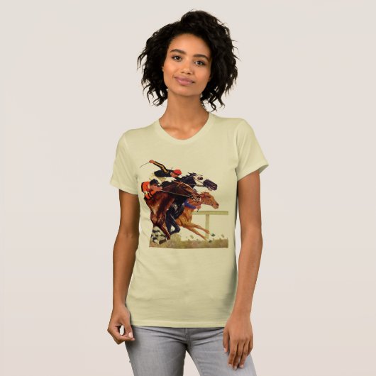 Thoroughbred-Rennen T-Shirt (Vorne ganz)