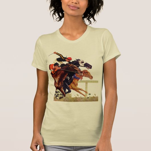 Thoroughbred-Rennen T-Shirt (Vorderseite)