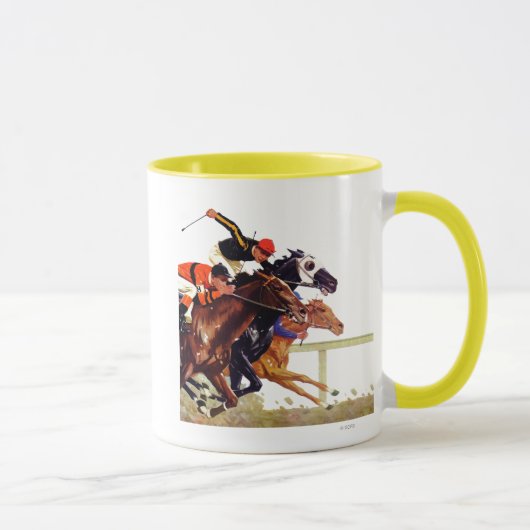 Thoroughbred-Rennen Tasse (Rechts)