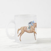 Thoroughbred-Rennpferd-mattierte Tasse (Links)